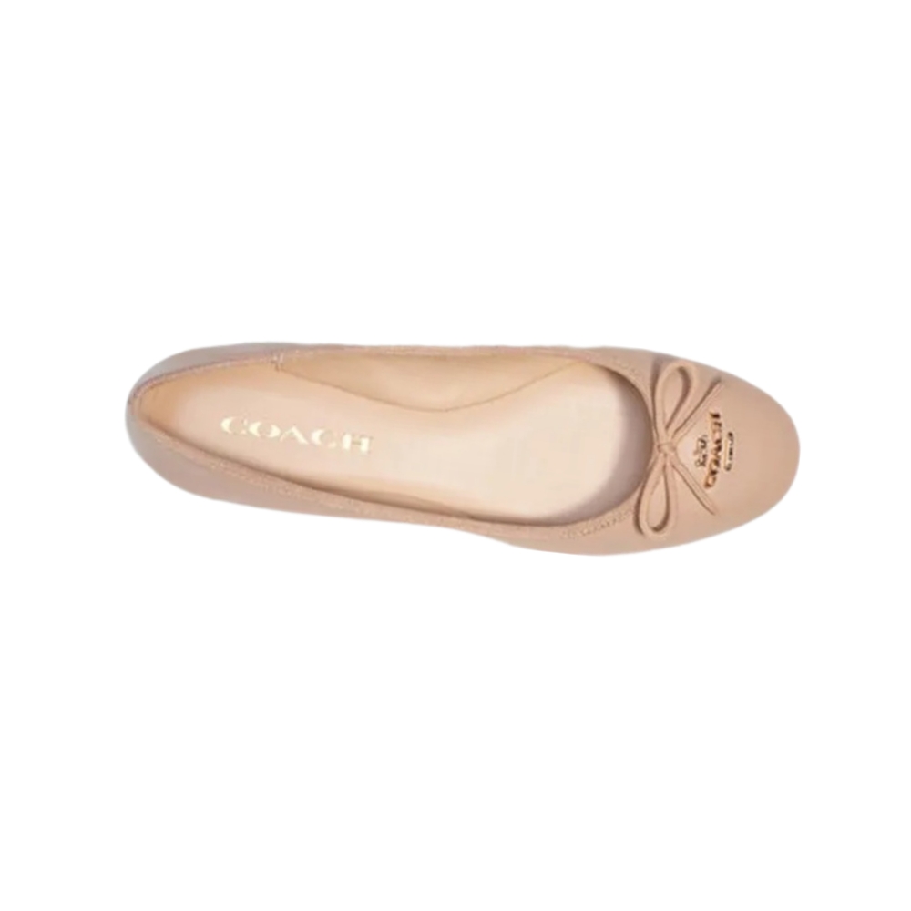 Coach Women's Tan Ballet Flats